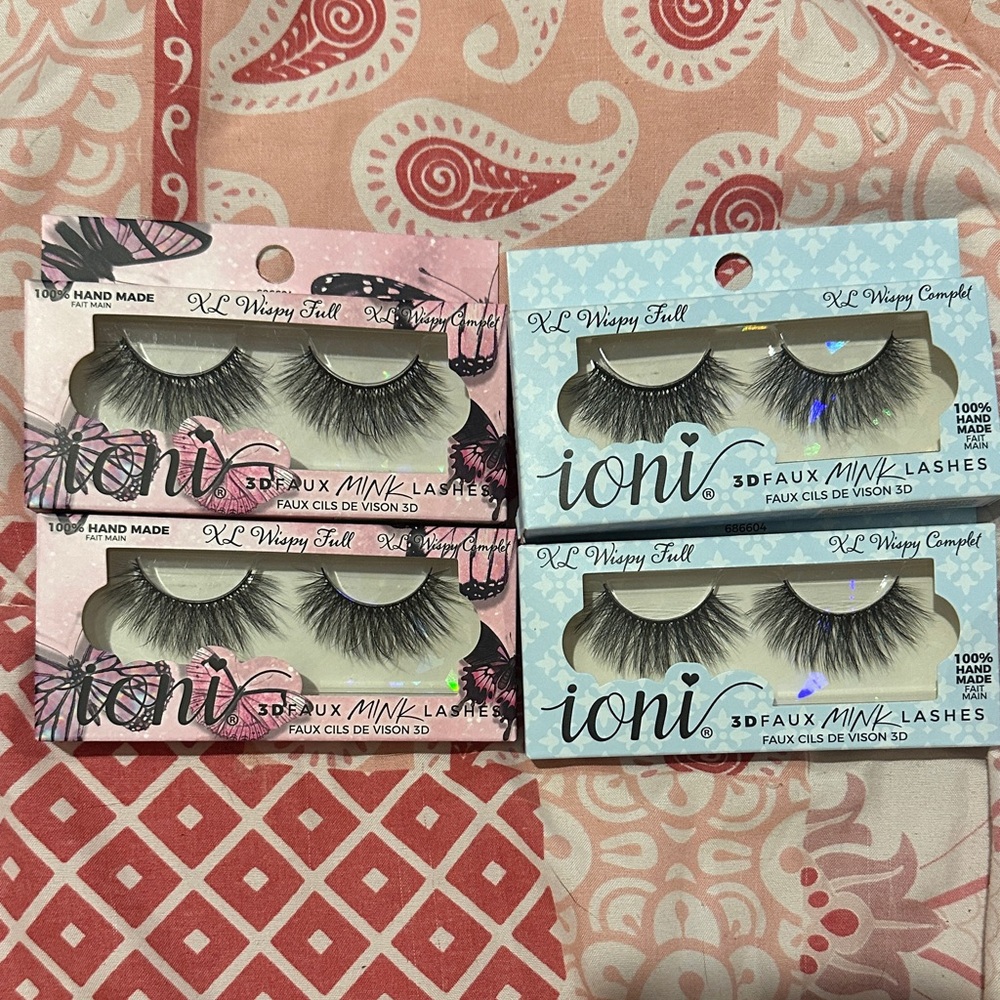 Ioni 3D Faux Mink Lashes - Black